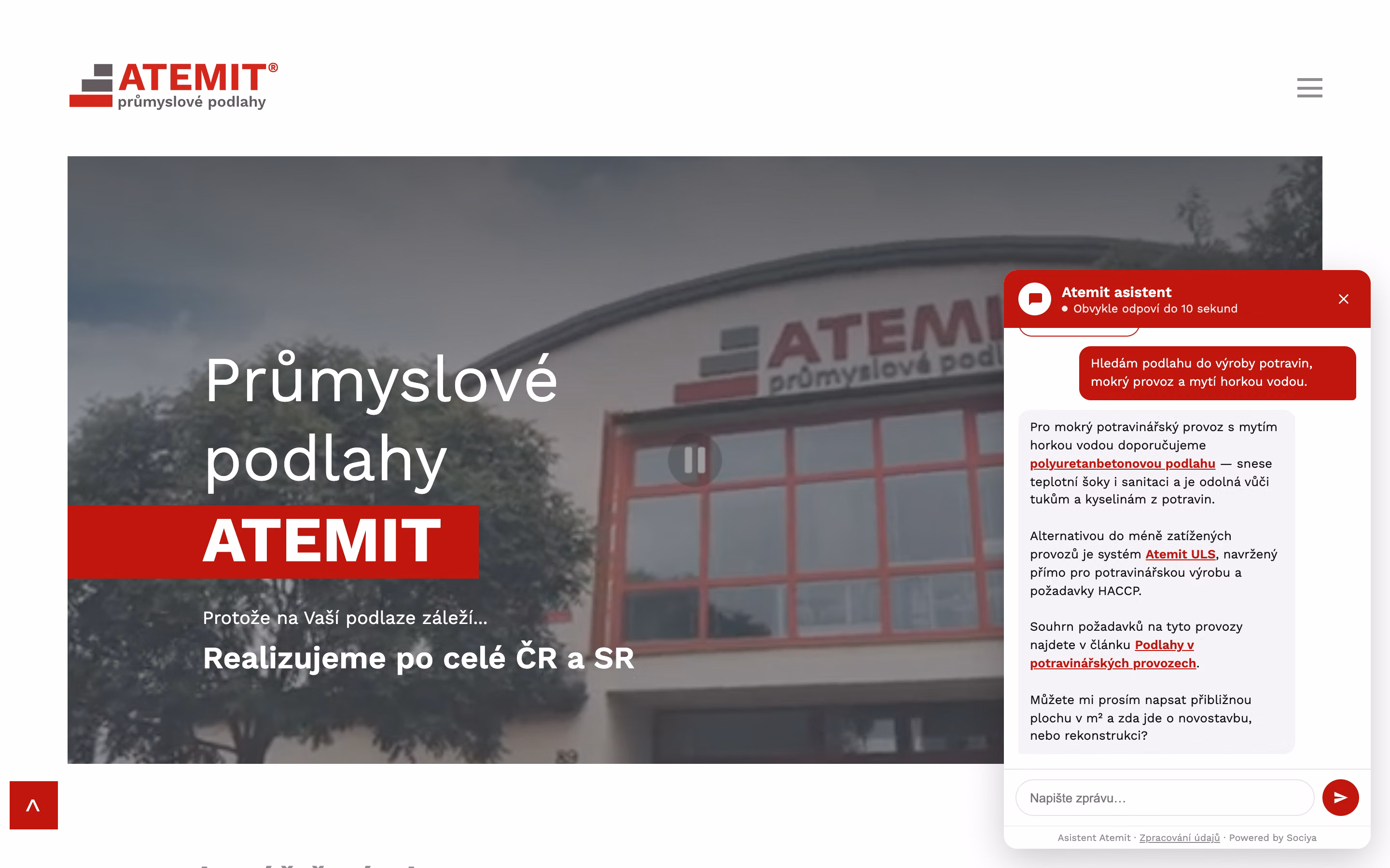AI asistent pro Atemit — z pěti minut hledání na třicet sekund konverzace